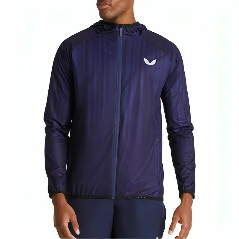 Sporty Suits Castore Active Cirrus Flyweight Mens Running Jacket - Navy