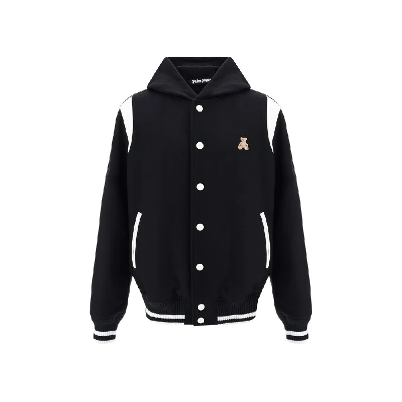 Casual Cardigans Palm Angels Bear In Mind Varsity Men's Jacket