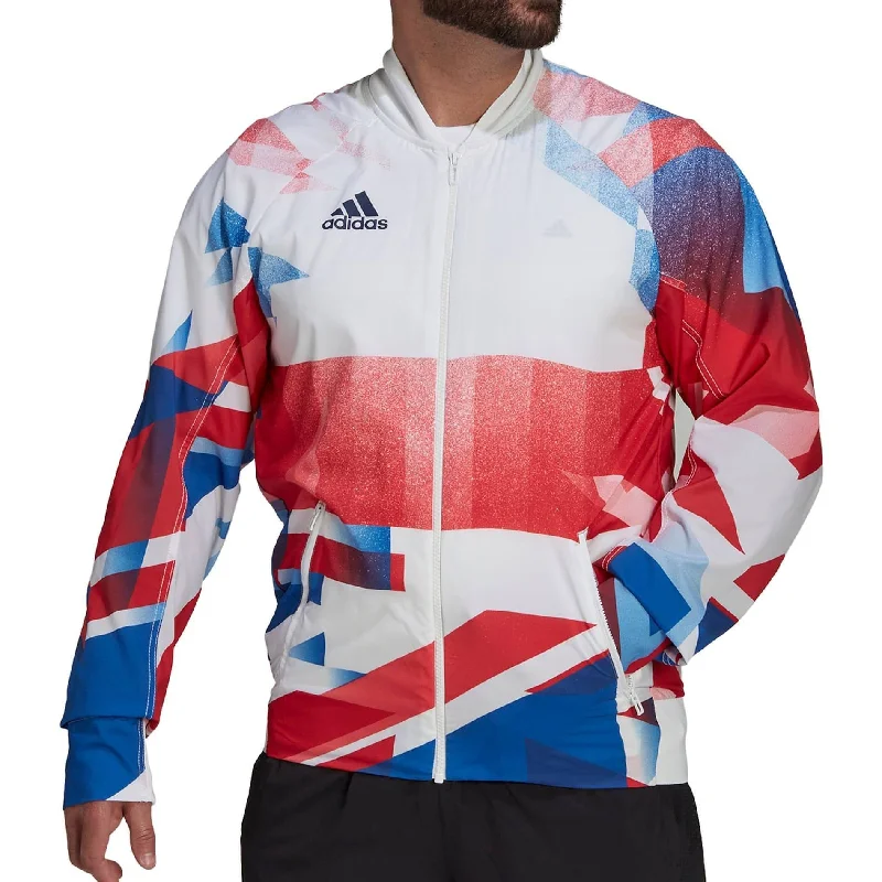 Cool Comfort adidas Team GB Podium Mens Jacket - White