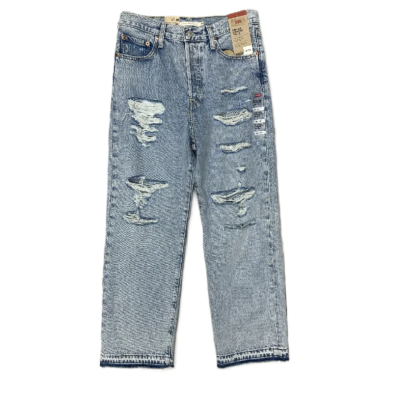 Cozy Fit Jeans Straight By Levis In Blue, Size: 6