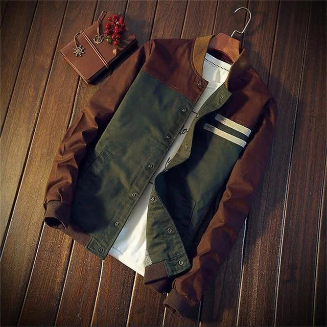 Rugged Jackets Men's Autumn Fashion Slim Fit Casual Button Jacket