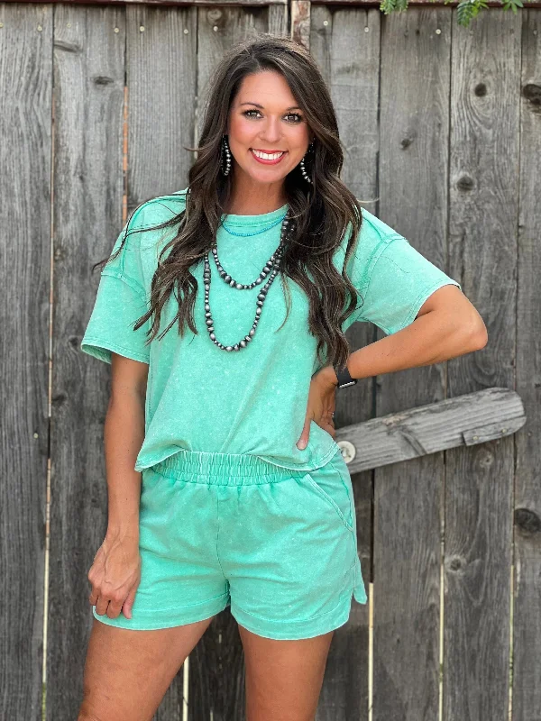 Simple Styles Blaze Mint Short Set