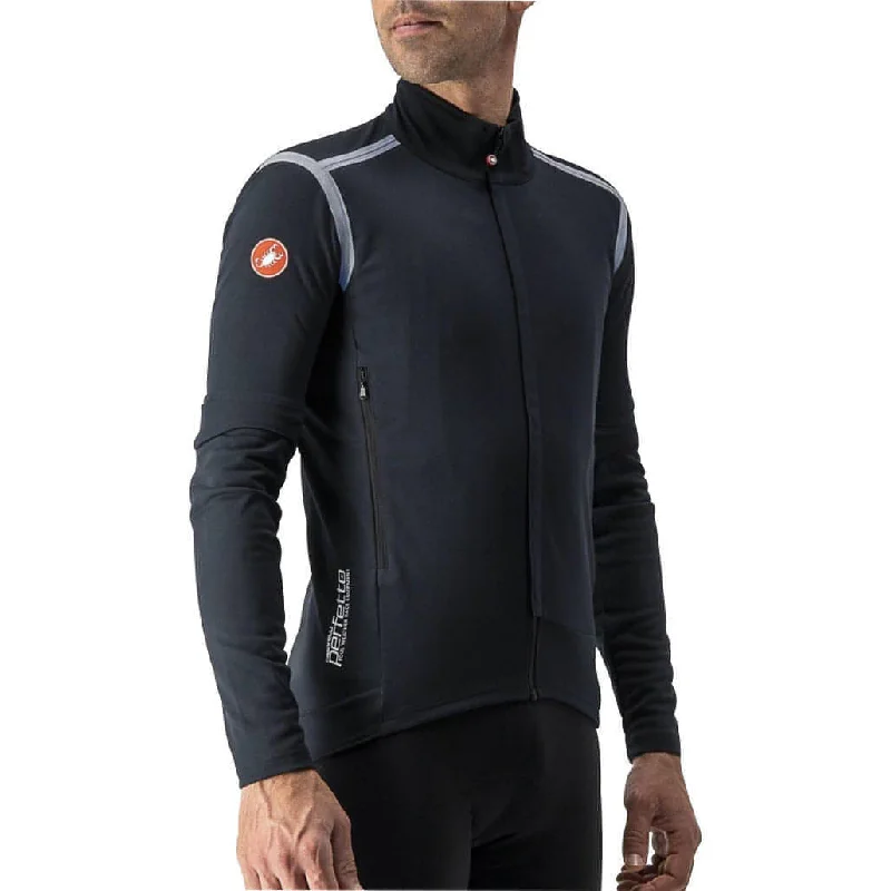 Active Gear Castelli Perfetto Ros Convertible Mens Cycling Jacket - Black