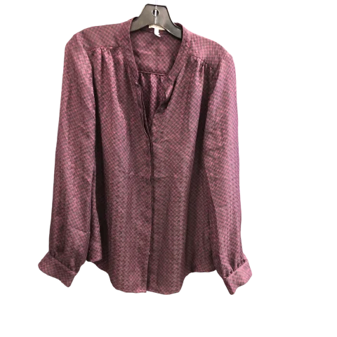 Chunky Sneakers Top Long Sleeve Designer By Joie In Purple, Size: M