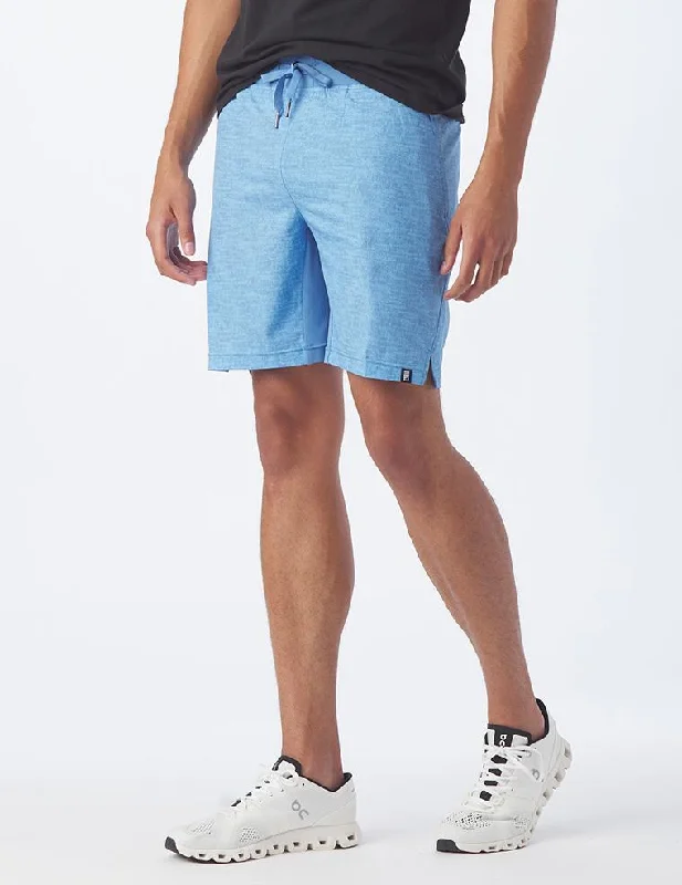 Everyday Wear Acadia Short: Denim Blue Static Print