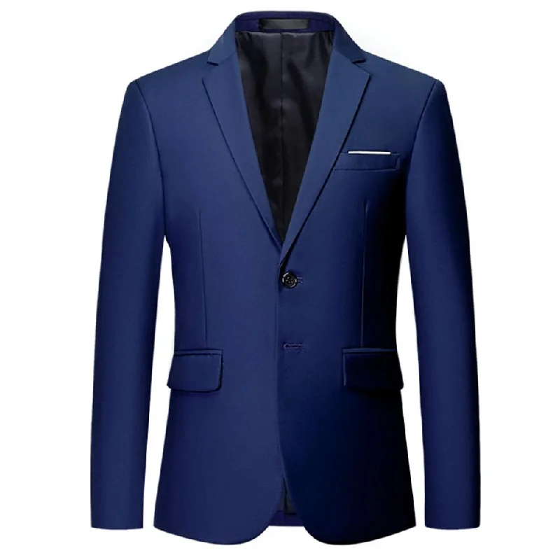 Trendy Comfort Classic Blue Blazer Two Buttons Blazer