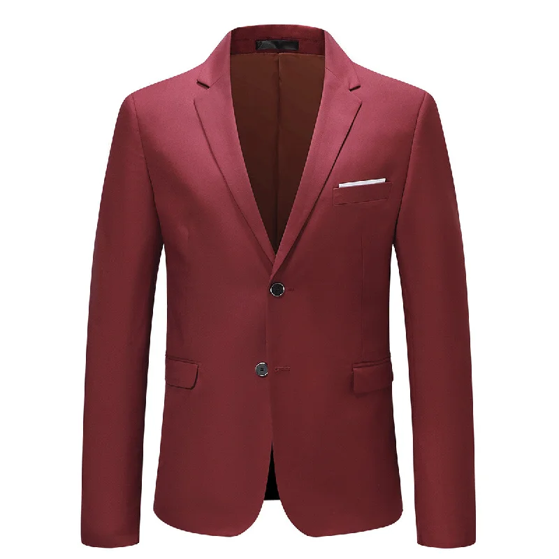 All-Day Wear Classic Maroon Blazer Two Buttons Blazer