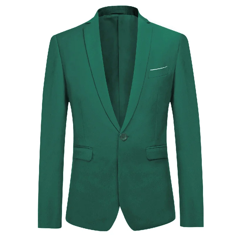 Active Gear Light Green Stylish Blazer One Button Casual Blazer