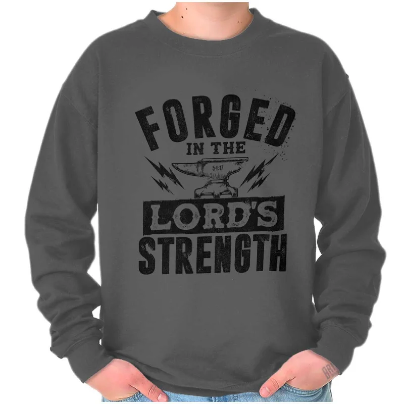 Classic Leather Forged in the Lord Crewneck Sweatshirt