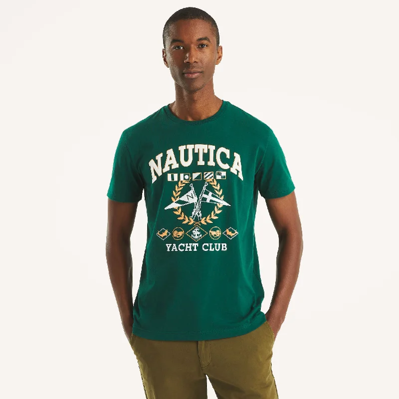 Everyday Wear Nautica Mens Yacht Club Graphic T-Shirt