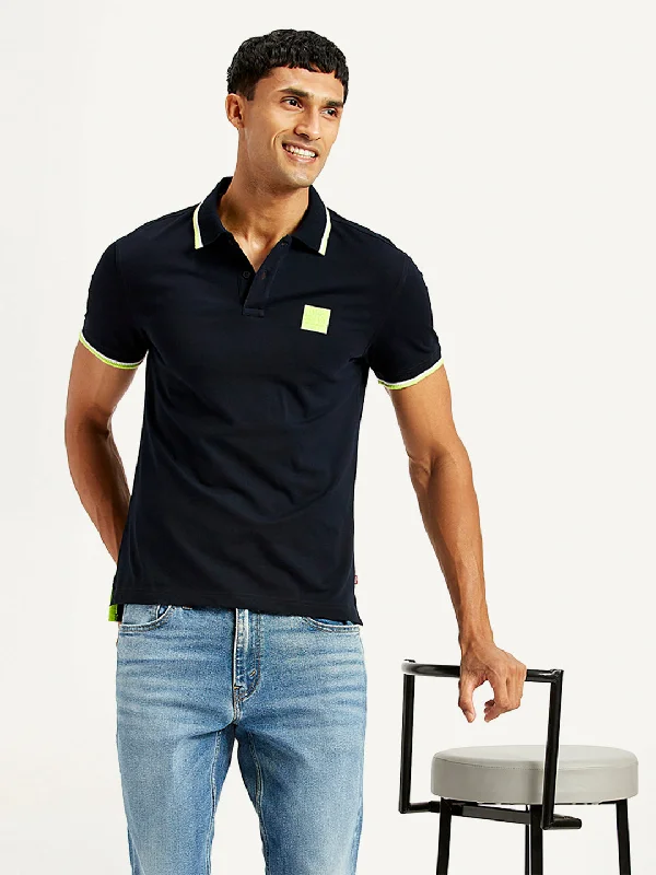 Sportswear Styles Men's Solid Slim Fit Polo T-shirt