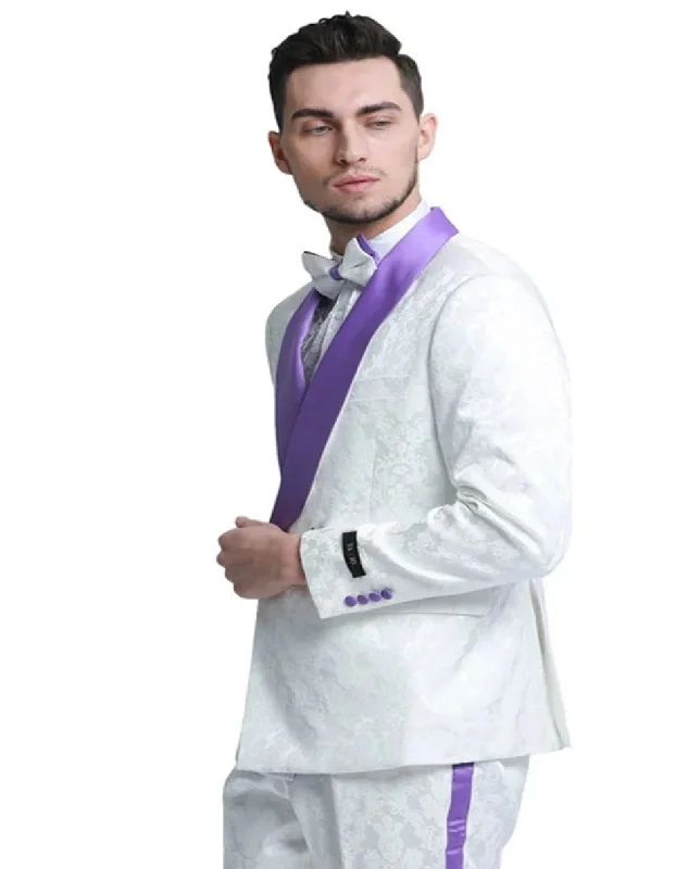 Sporty Blazers Purple Prom Suit - Purple Prom Outfit -Purple Prom & Wedding  Tuxedo