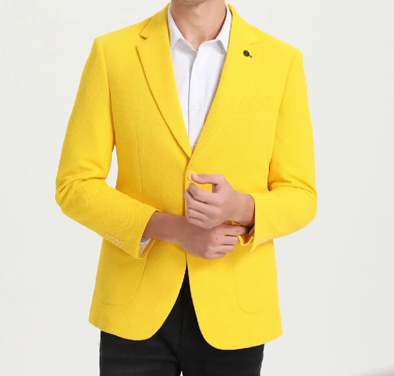 Button-down Shirts Men’s Waffle Blazer by Tom Baine