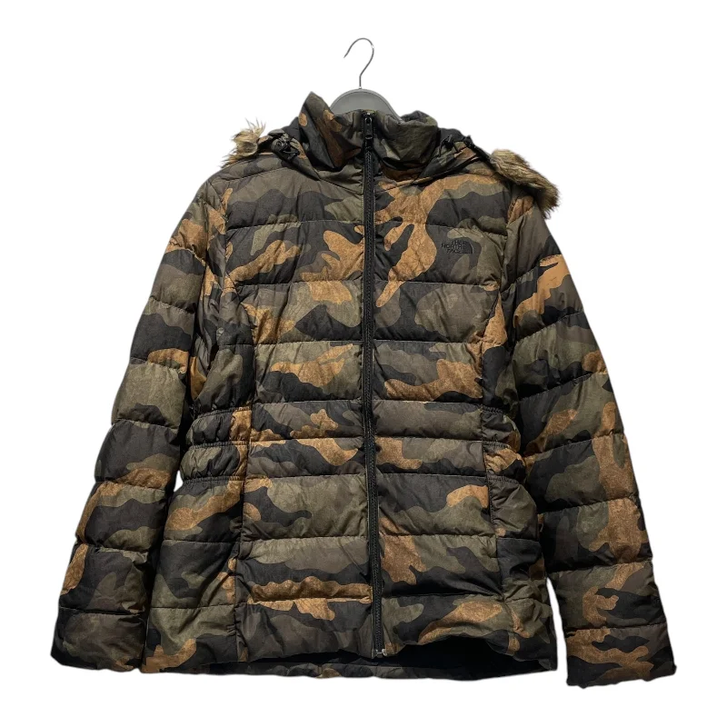 Warm Jackets THE NORTH FACE/Puffer Jkt/XL/Polyester/GRN/Camouflage/