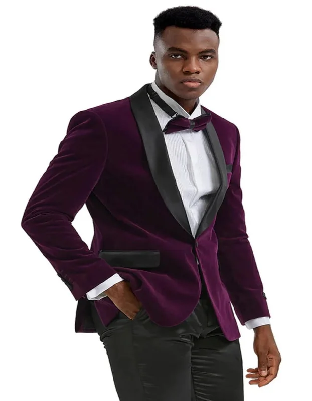 Casual Sweatshirts Purple Prom Suit - Purple Prom Outfit - Purple  Prom  Tuxedo Jacket