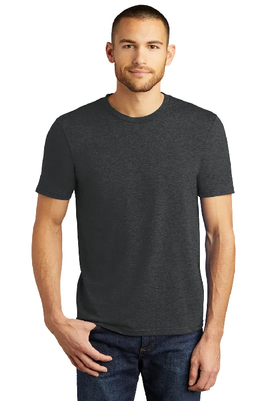 Trendy Sweaters District Mens Perfect Tri Short Sleeve Crewneck T-Shirt - Black Frost