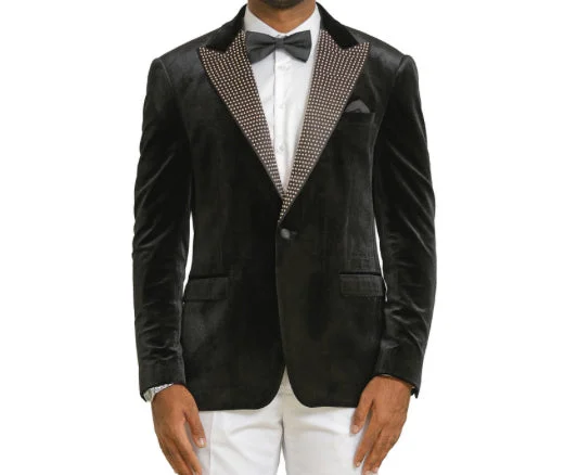 Athletic Vests Men’s Stacy Adams Velvet Blazer