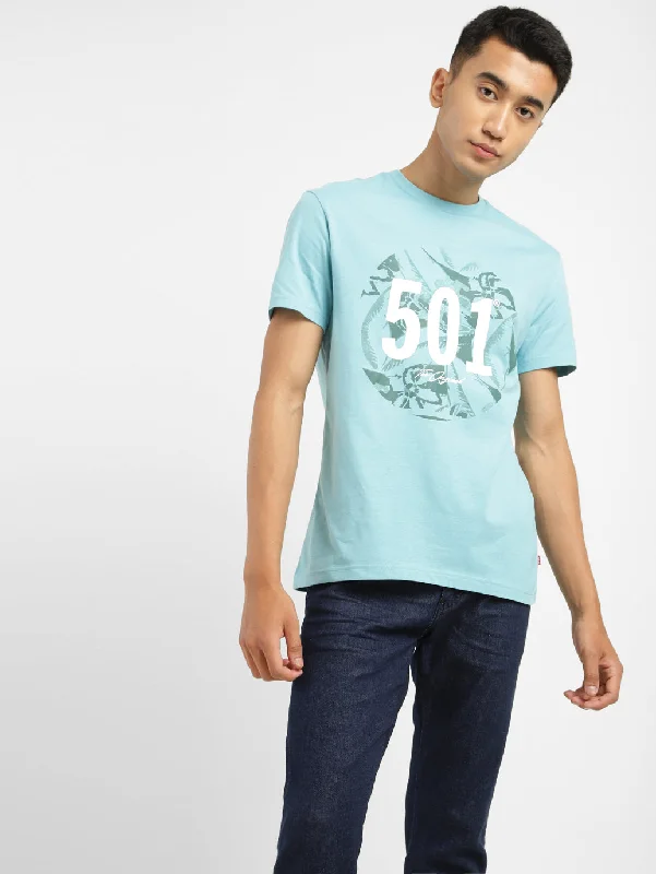 Relaxed Fit Men's Graphic Slim Fit T-shirt