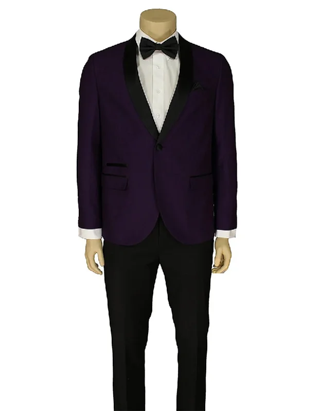 Weekend Outfits Purple Prom Suit - Purple Prom Outfit - Purple  Prom 1 Button Tuxedo