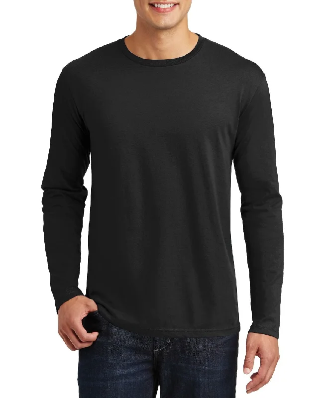 Casual Comfort Men's Perfect Weight Long Sleeve Crew Neck Tee