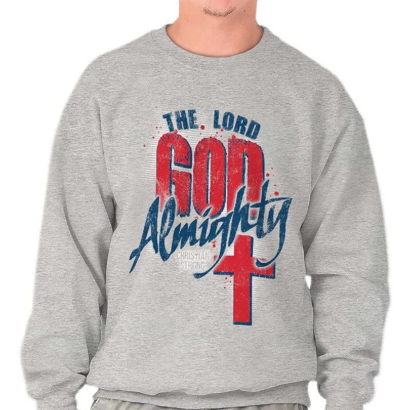 Techwear Fashion God Almighty Crewneck Sweatshirt