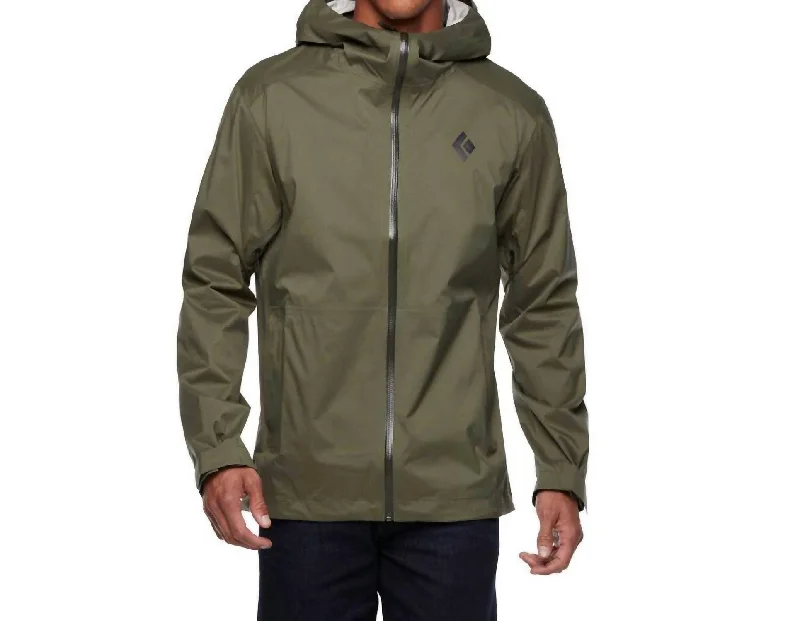 Stylish Sneakers Men's Stormline Stretch Rain Shell Jacket In Tundra