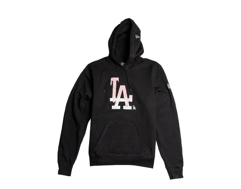 Urban Comfort New Era MLB Los Angeles Dodgers Team Drip WS Black/Pink Hoodie 12872587