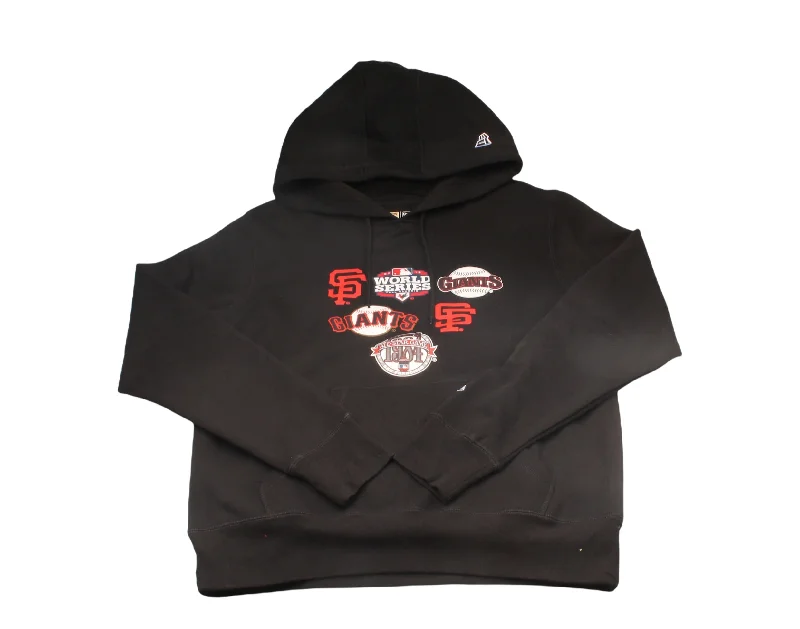 Effortless Style New Era MLB San Francisco Giants Patch Pride Black Men's Hoodie 12879544