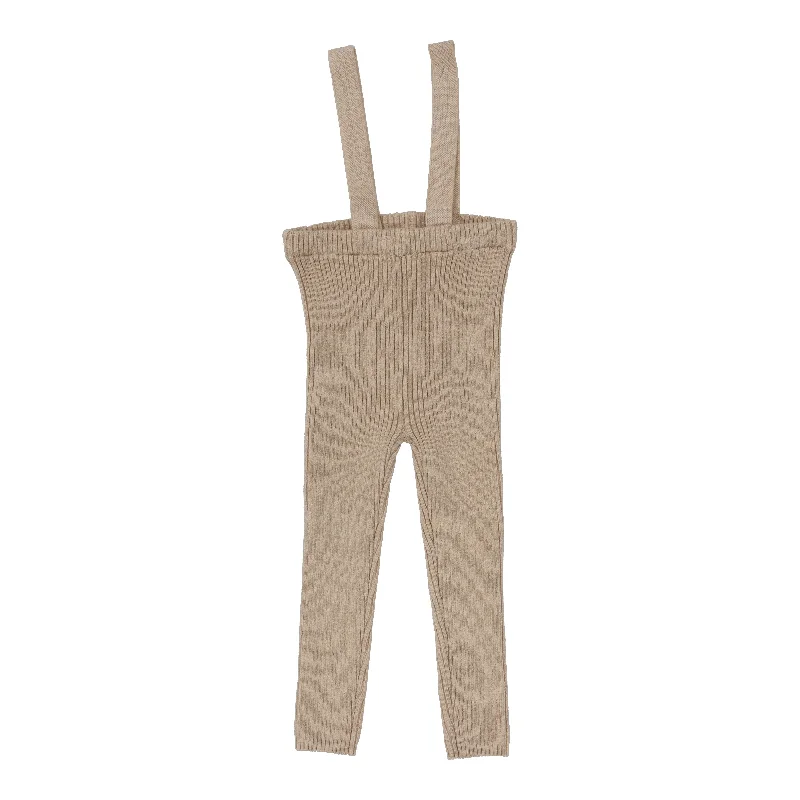 Fashion Basics Analogie By Lil Legs Knit Suspender Leggings Oatmeal