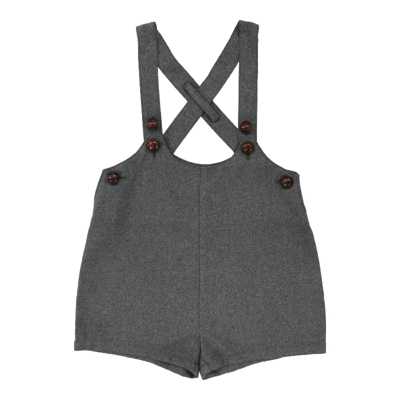 Practical Clothing Analogie By Lil Legs Suspender Shorts Grey