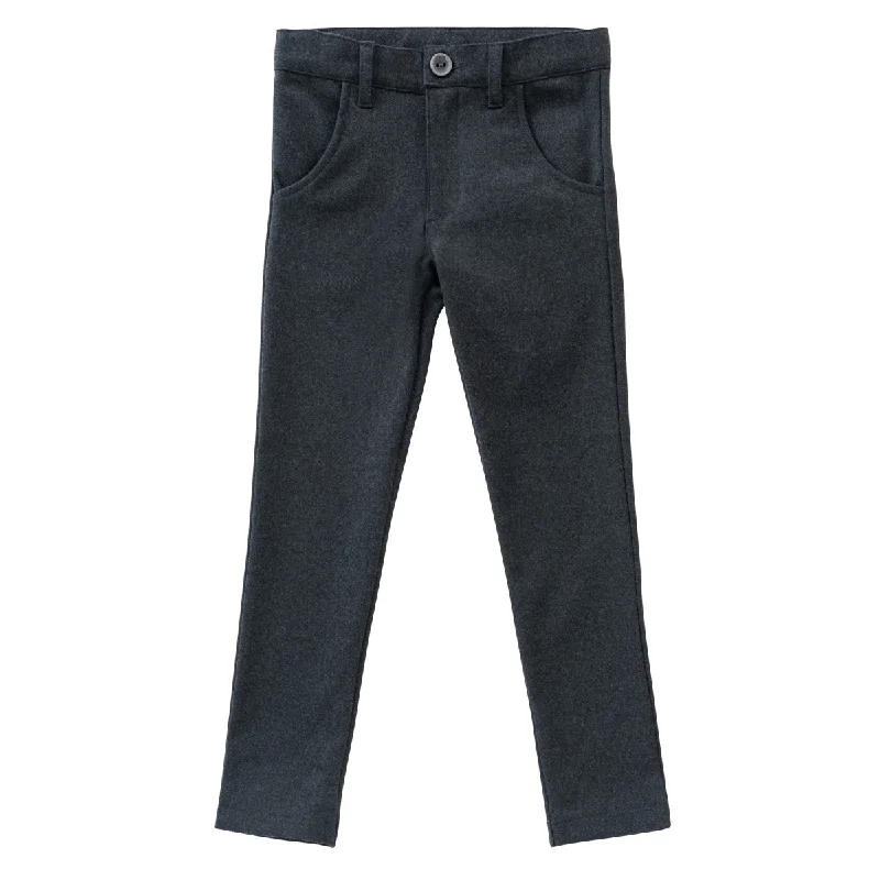 Cozy Fit Kipp Charcoal Slim Dress Pant