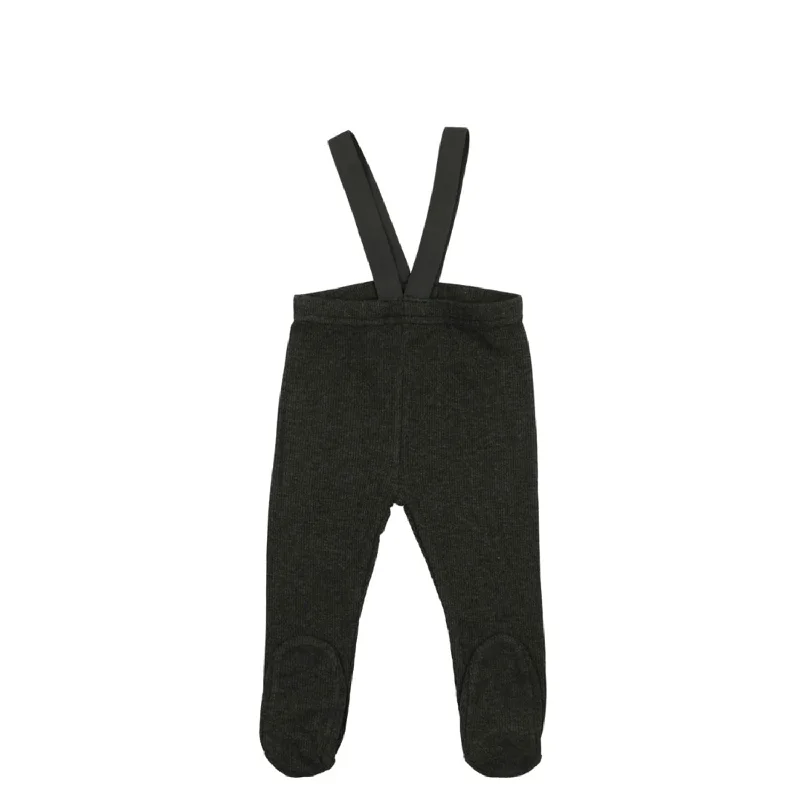 Lounge Wear Lil Legs Suspender Leggings Dark Grey