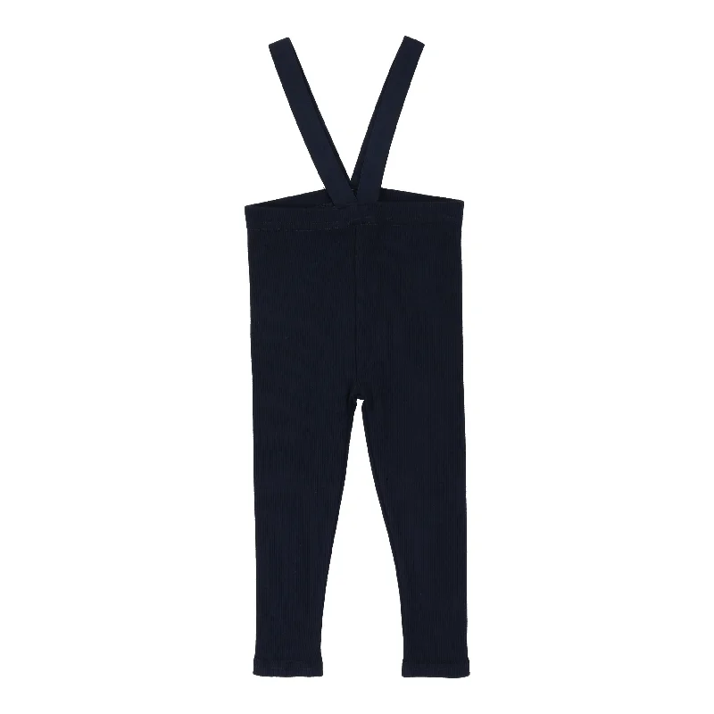 Luxury Comfort Lil Legs Suspender Leggings Navy