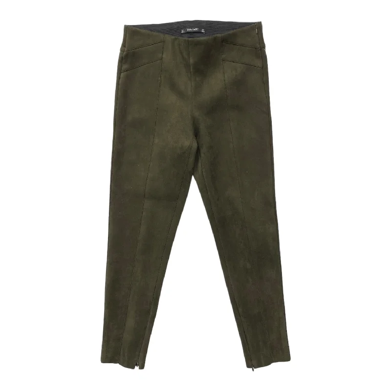 Athletic Vests Pants Other By Zara Basic In Green, Size: L