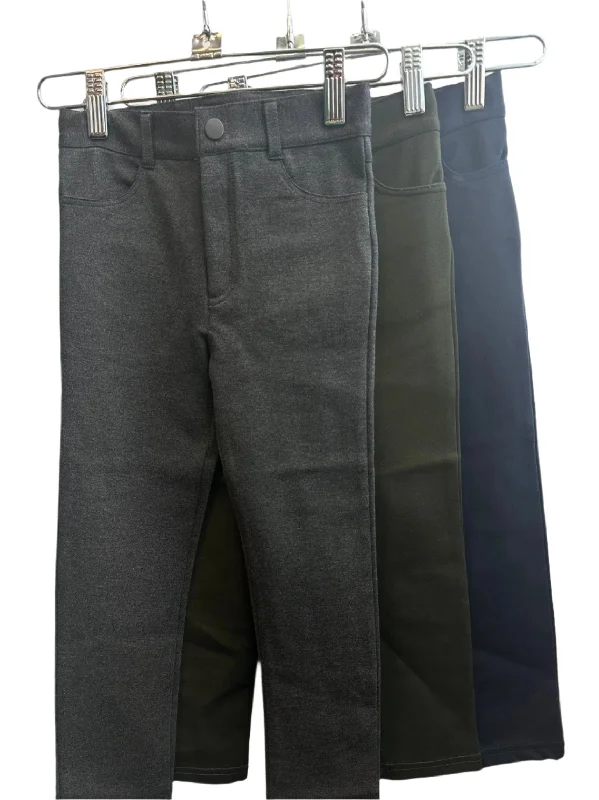 Slim Trousers pants ponte - grey