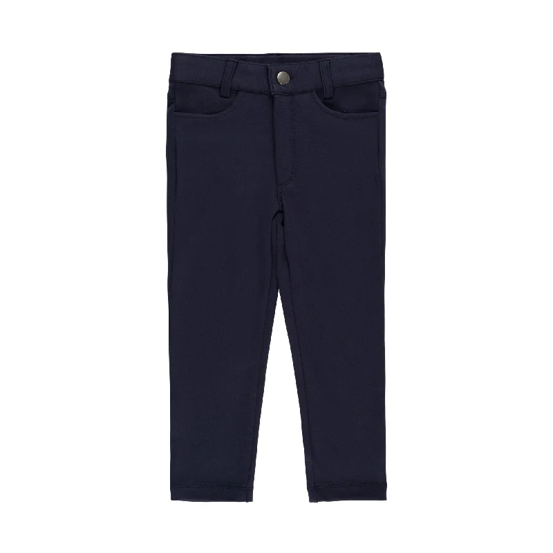 Hiking Boots pants ponte - navy