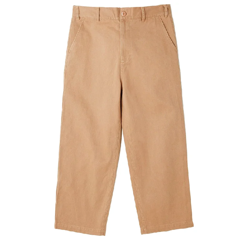 Active Gear OBEY LOITER BIG FITS PANTS // KHAKI