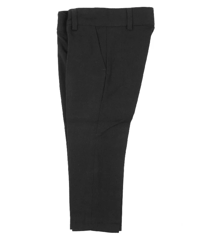 Classic Coats pants wool look reg fit - black