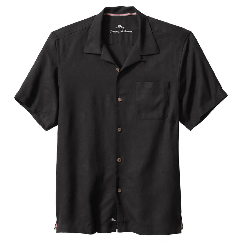 Casual Suits Tommy Bahama Tropic Isle Camp Shirt - Black