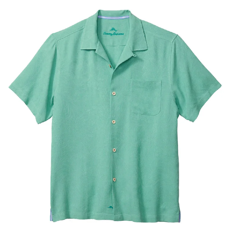 Premium Fabric Tommy Bahama Tropic Isles Camp Shirt - Azul Mar