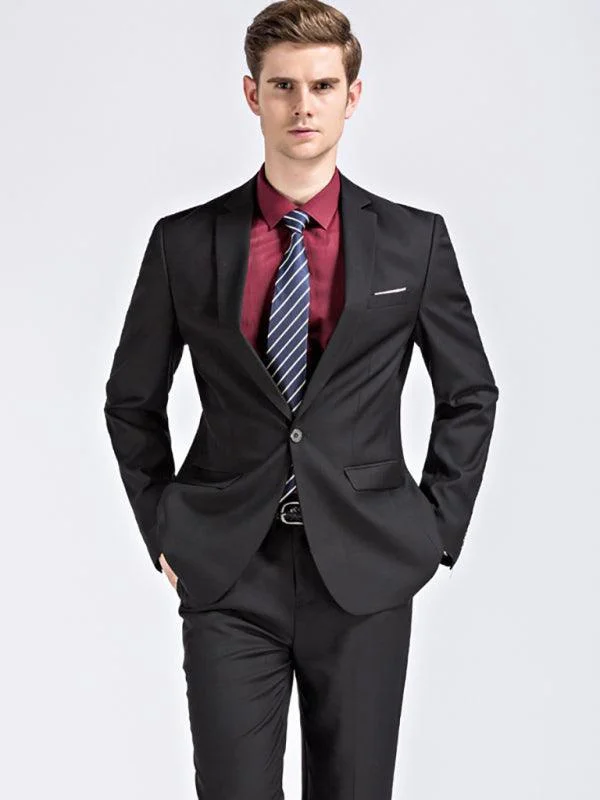 Street Shorts Formal Slim Fit Two Piece Suit